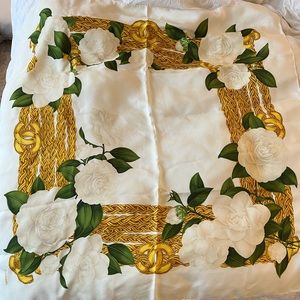 Chanel silk scarf